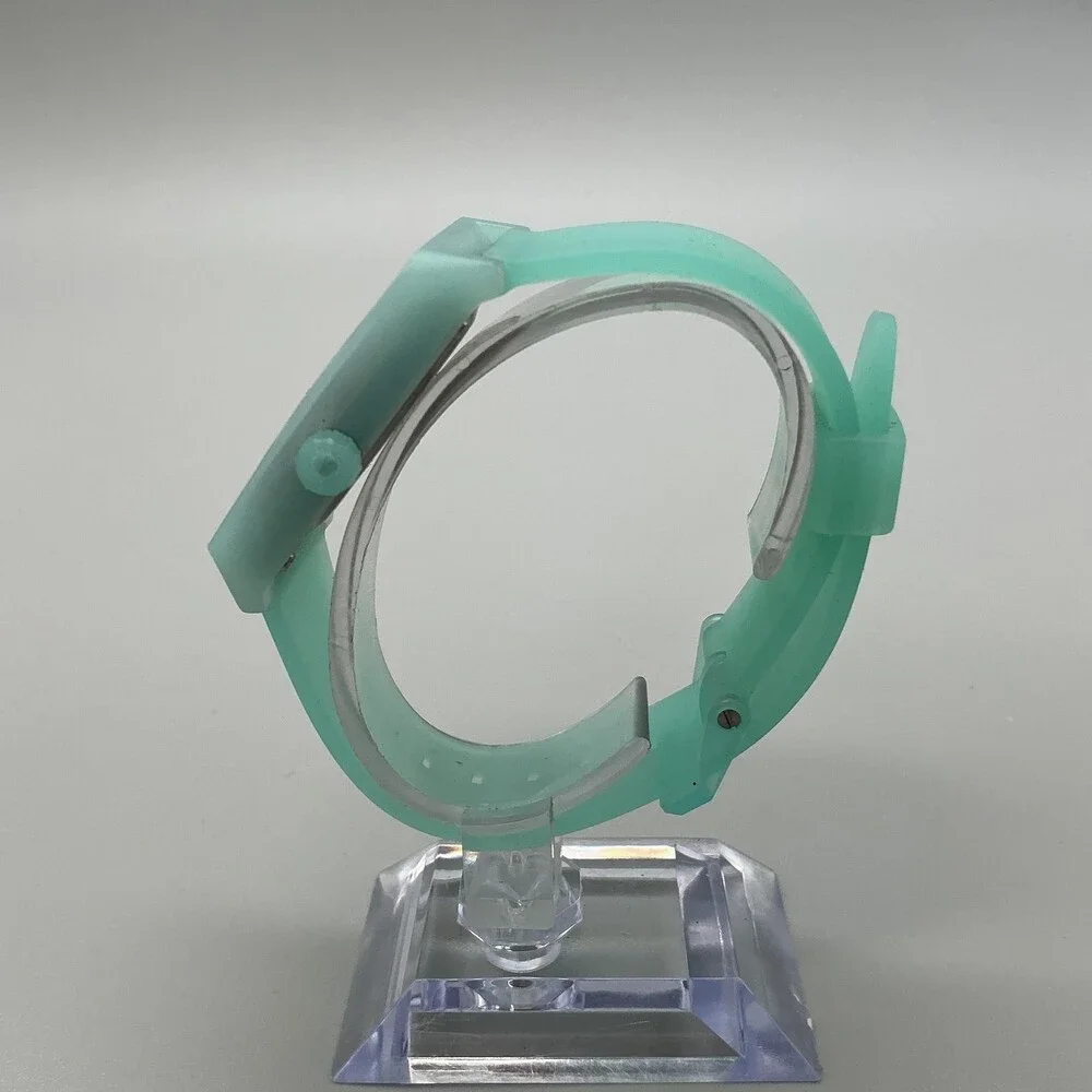 Adidas Process_SP1 Mens Watch 38mm Green Dial Silicone Strap 50M New Battery
